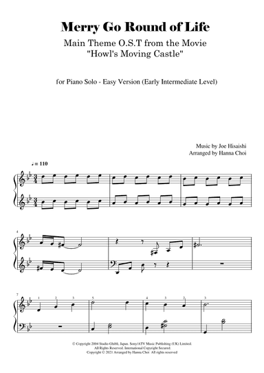 Howl's Moving Castle (arr. Hanna Choi)