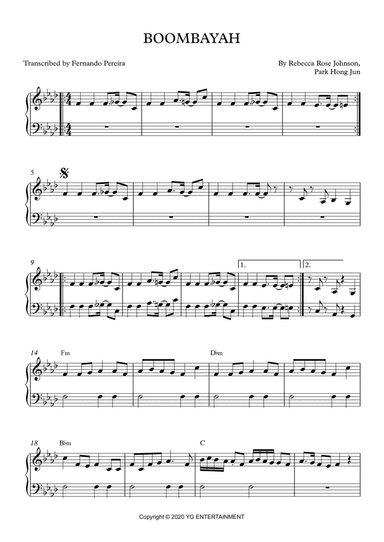 Boombayah (arr. Fernando Pereira)