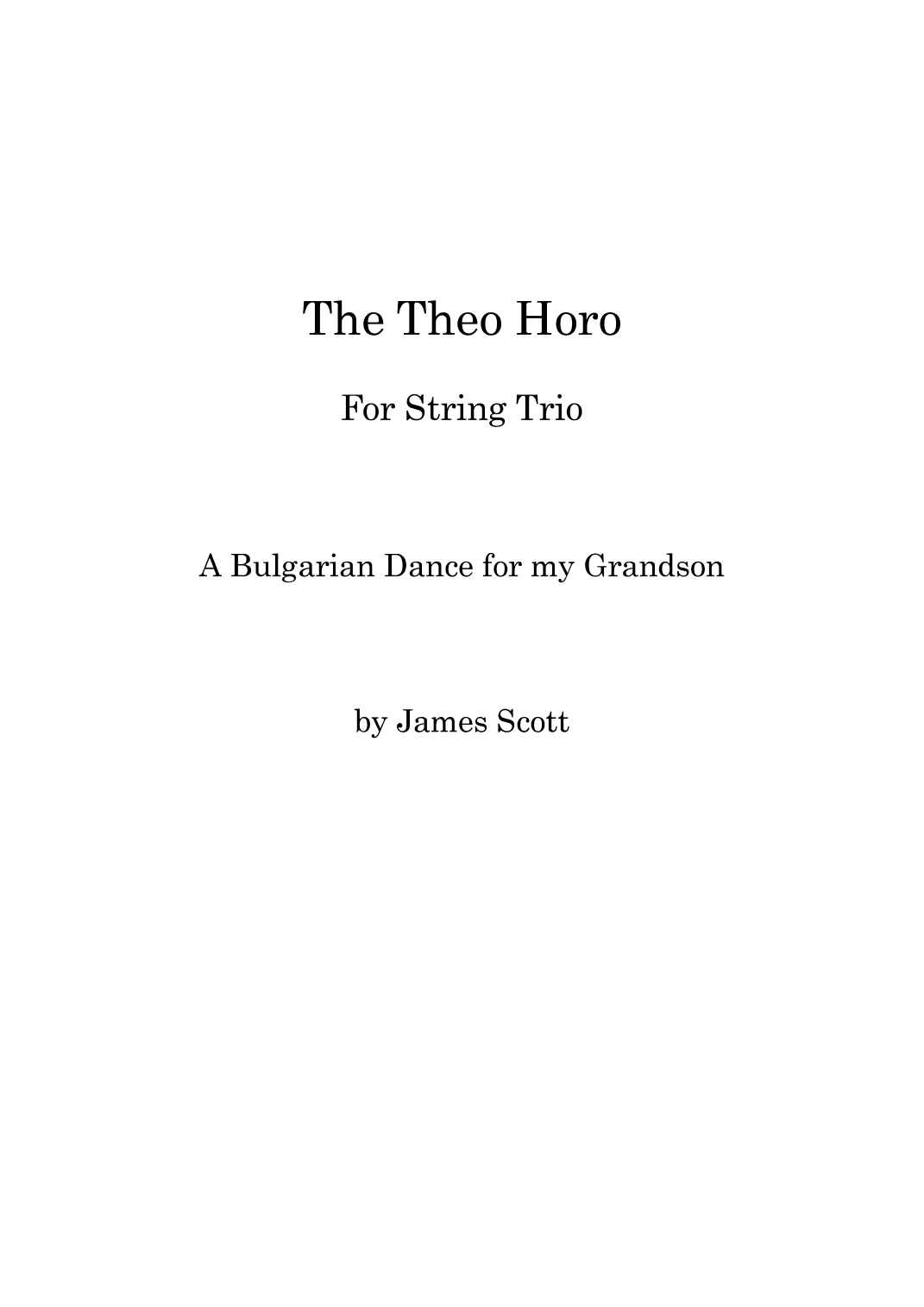 The Theo Horo
