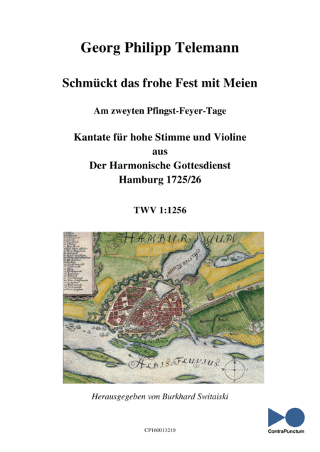 Harmonischer Gottesdienst TWV 1:1256 Schmückt das frohe Fest mit Meien (arr. Dr. Burkhard Switaiski)