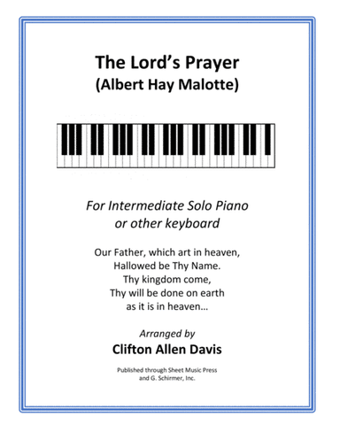 The Lord's Prayer (arr. Clifton Davis, ASCAP)