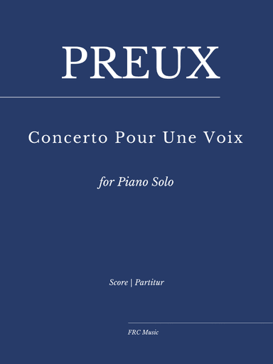 Concerto Pour Une Voix (arr. Flavio Regis Cunha)