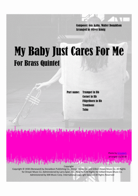 My Baby Just Cares For Me (arr. Oliver König)