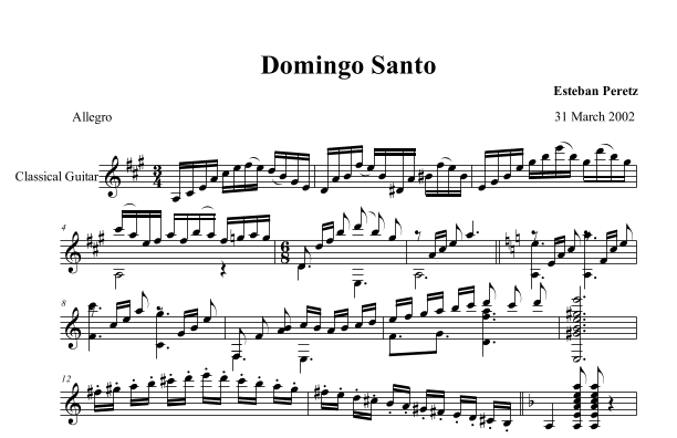 Domingo Santo