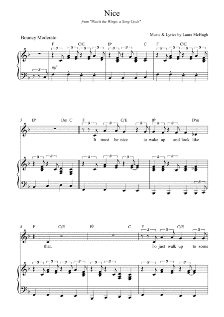 Nice (from "Watch the Wings: a Song Cycle")