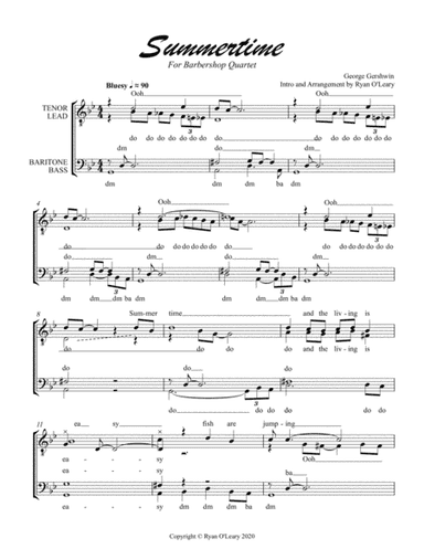 Summertime (arr. Ryan O'Leary)