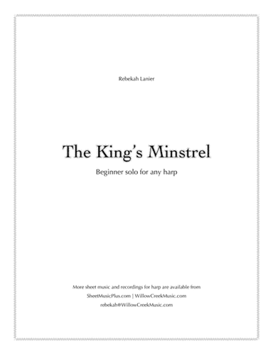 The King's Minstrel - solo for beginner harpists