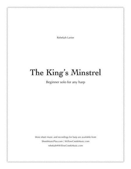 The King's Minstrel - solo for beginner harpists