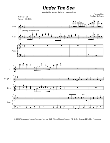 Under The Sea (arr. Stephen DeCesare)