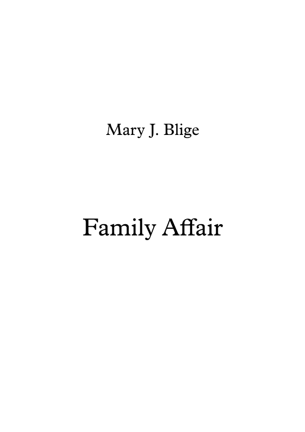 Family Affair (arr. Dejan Teodosievski)