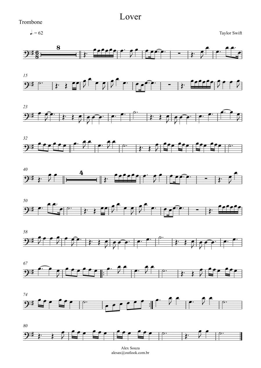 Lover (arr. Alex Souza)