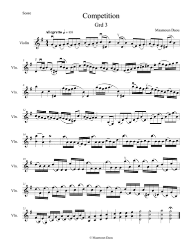 FUNNY GAME FOR VIOLIN