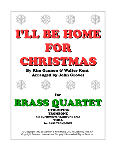 I'll Be Home For Christmas (arr. John Groves)