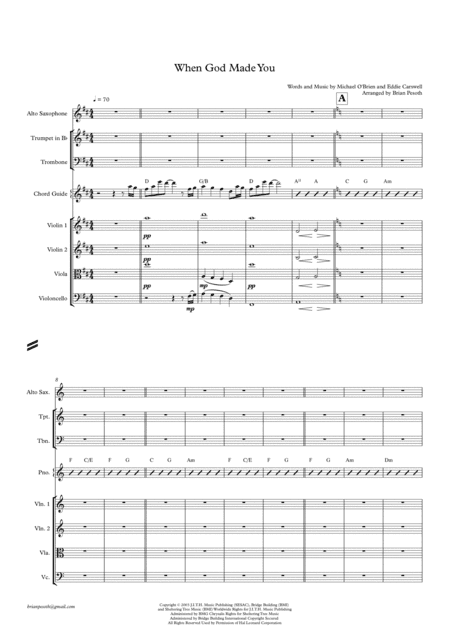 When God Made You (arr. Brian Pesoth)