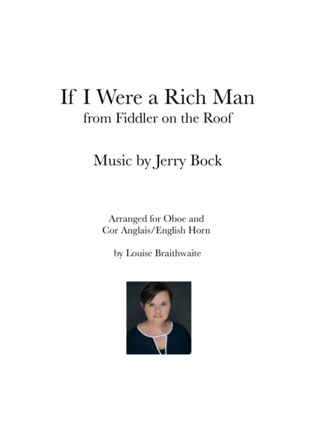 If I Were A Rich Man (arr. Louise Braithwaite)