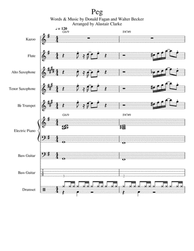 Peg (arr. Alastair Clarke)