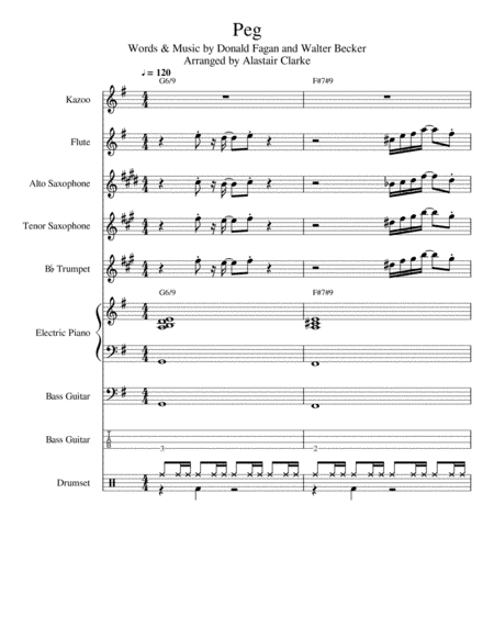 Peg (arr. Alastair Clarke)