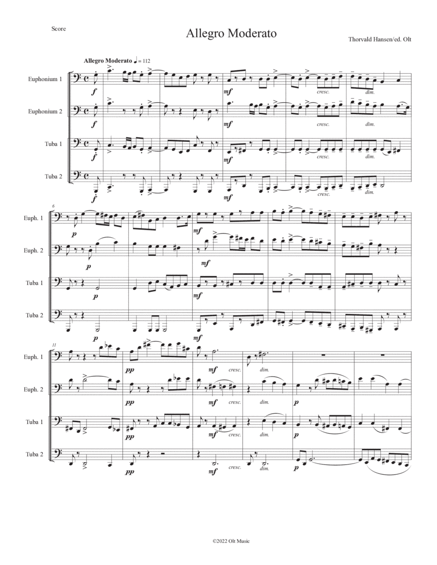 Tuba Quartet (arr. Tim Olt)