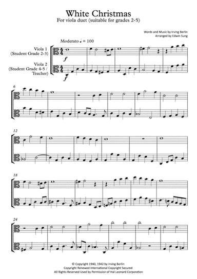 White Christmas (arr. Edwin Sung)