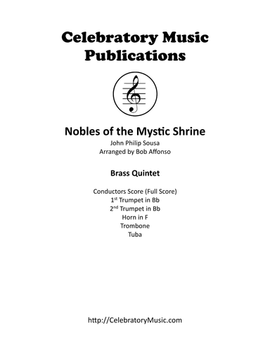 Nobles of the Mystic Shrine (arr. Bob Affonso)