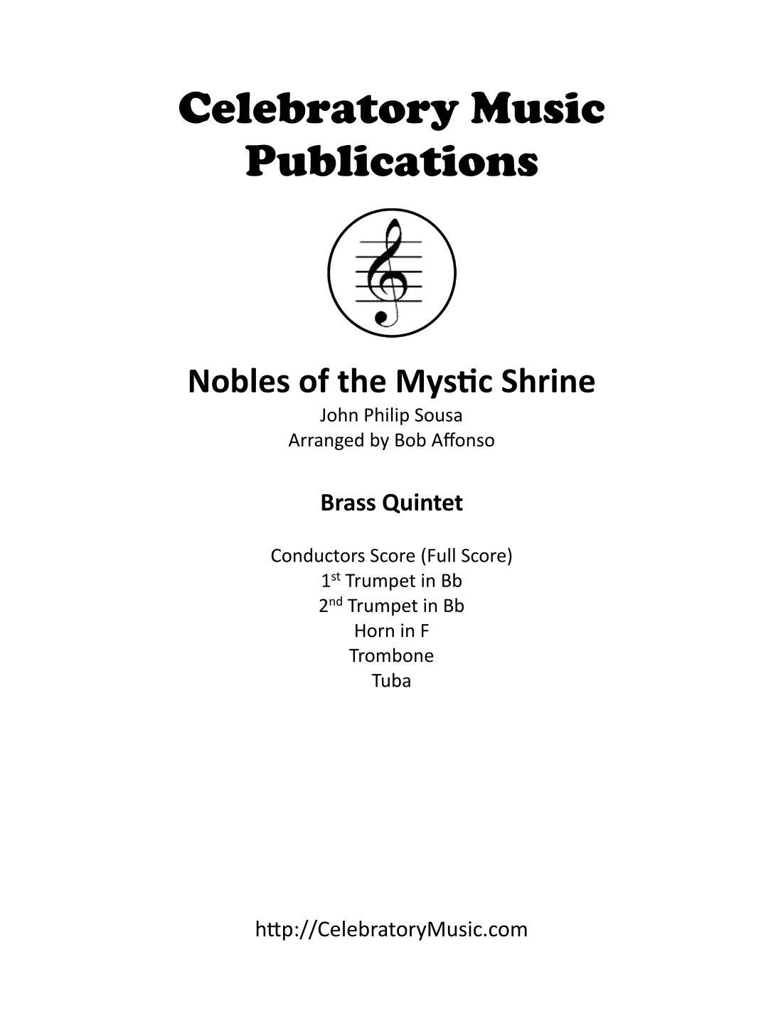 Nobles of the Mystic Shrine (arr. Bob Affonso)