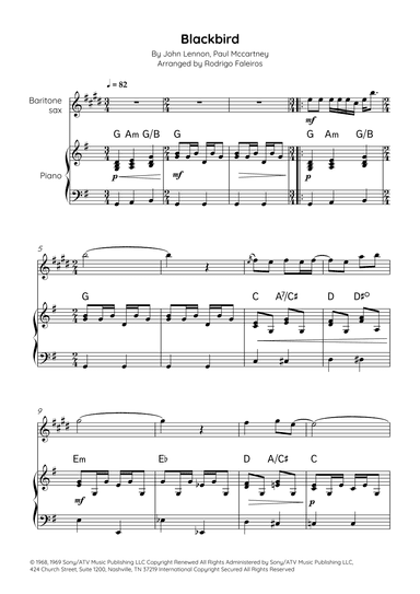 Blackbird (arr. Rodrigo Faleiros)