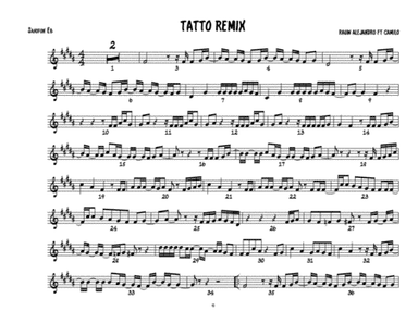 Tattoo (remix) (arr. Jonysax)