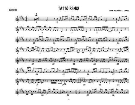 Tattoo (remix) (arr. Jonysax)