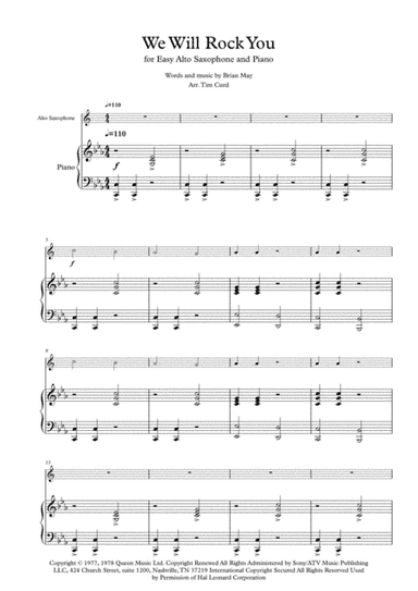 We Will Rock You (arr. Tim Curd.)