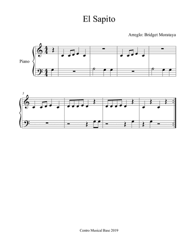 El Sapito (arr. Centro Musical Base)