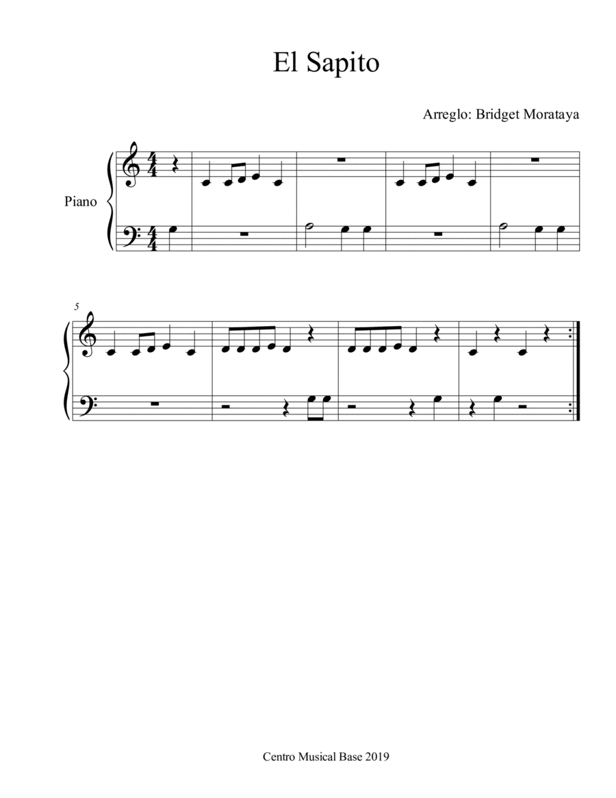 El Sapito (arr. Centro Musical Base)