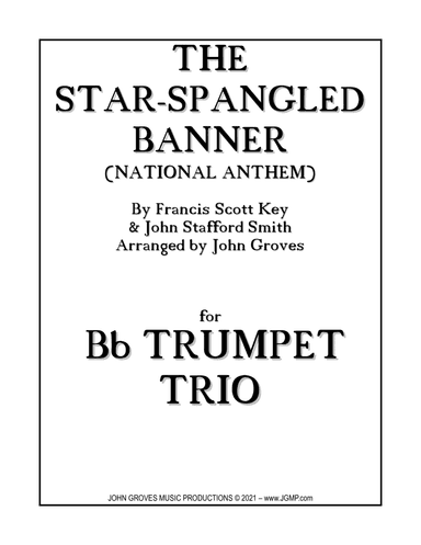 The Star-Spangled Banner (National Anthem) - Trumpet Trio (arr. John Groves)