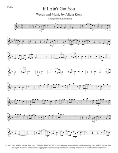 If I Ain't Got You (arr. Kevin Busse)