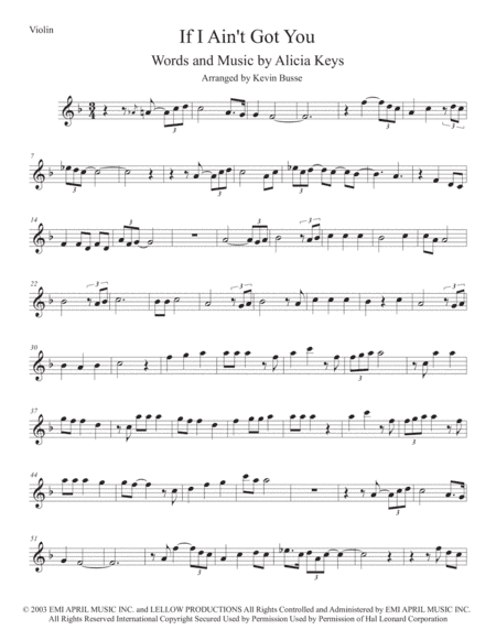 If I Ain't Got You (arr. Kevin Busse)