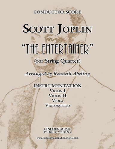 Joplin - "The Entertainer" (for String Quartet) (arr. Kenneth Abeling)