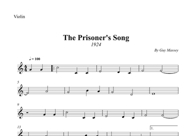 The Prisoner's Song (arr. Wesley S. SIlva)