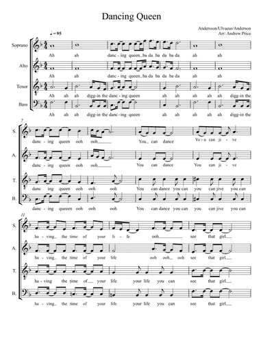 Dancing Queen (arr. Andrew Price)