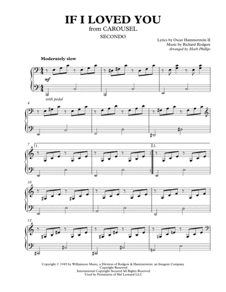 If I Loved You (arr. Mark Phillips)
