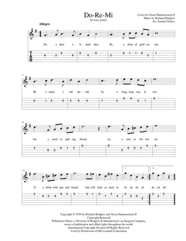 Do-Re-Mi (arr. Samuel Stokes)