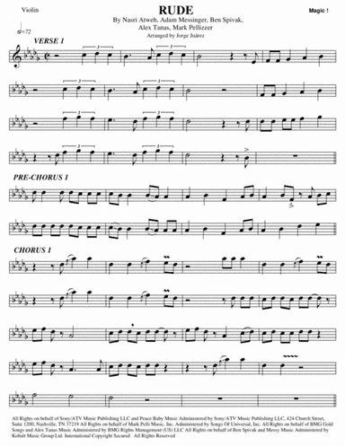 Rude (arr. Jorge Juárez)