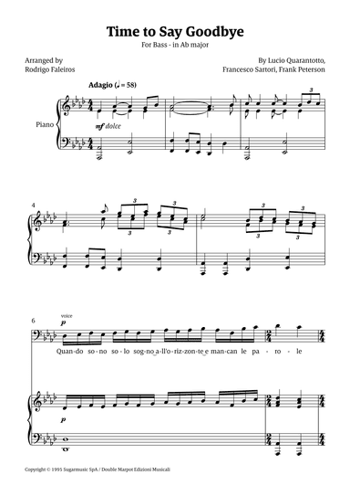 Time To Say Goodbye (arr. Rodrigo Faleiros)