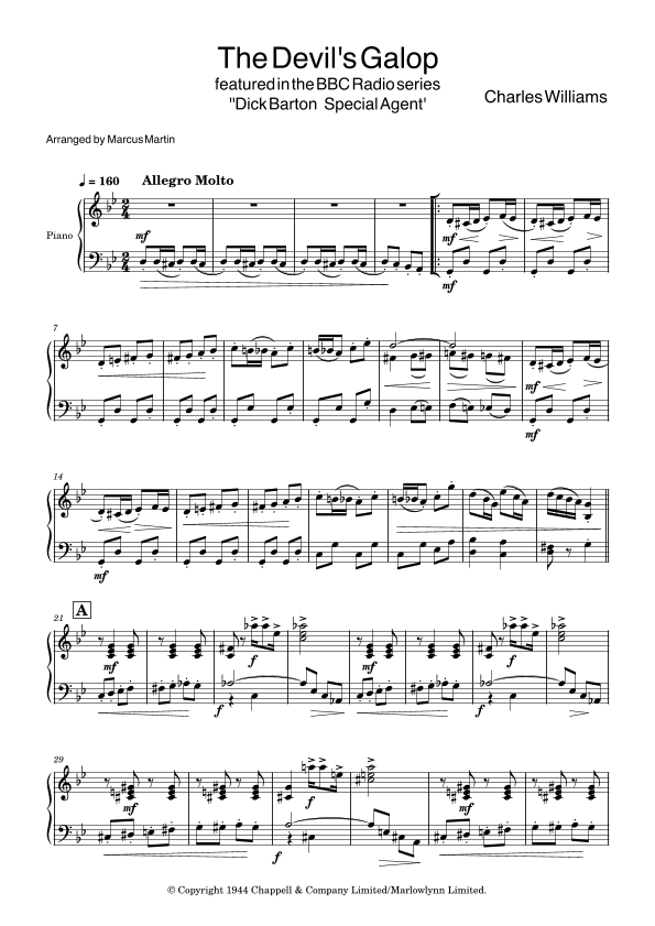 Devil's Galop (arr. Marcus Martin)