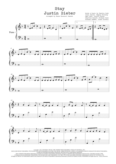 Stay (arr. Faraz Khosravi Danesh)