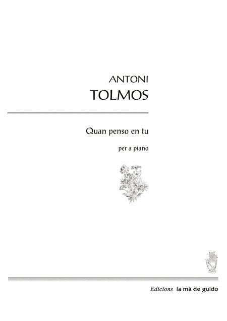 Quan penso en tu