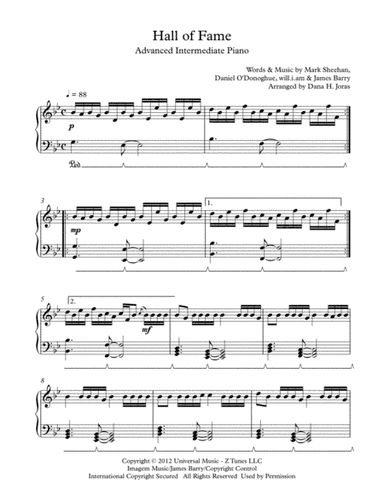 Hall Of Fame (arr. Dana H. Joras)