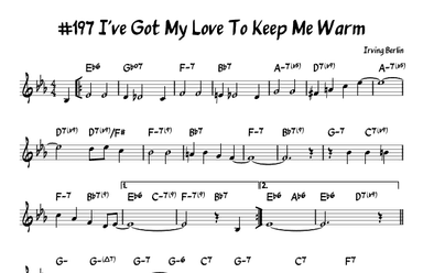 I've Got My Love To Keep Me Warm (arr. John Fries)