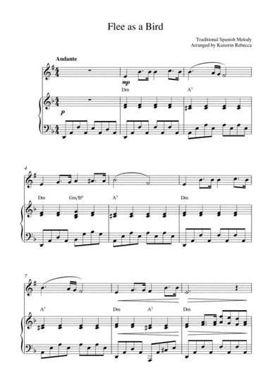 Flee as a Bird (arr. Kaiserin Rebecca)