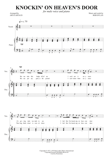 Knockin' On Heaven's Door (arr. Art.o Artaud)