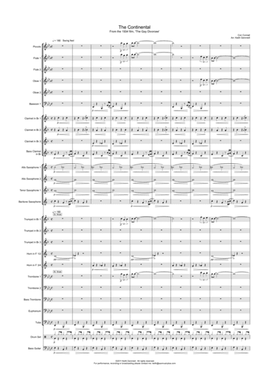 The Continental (Concert Band) (arr. Keith Gemmell)