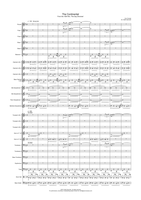 The Continental (Concert Band) (arr. Keith Gemmell)